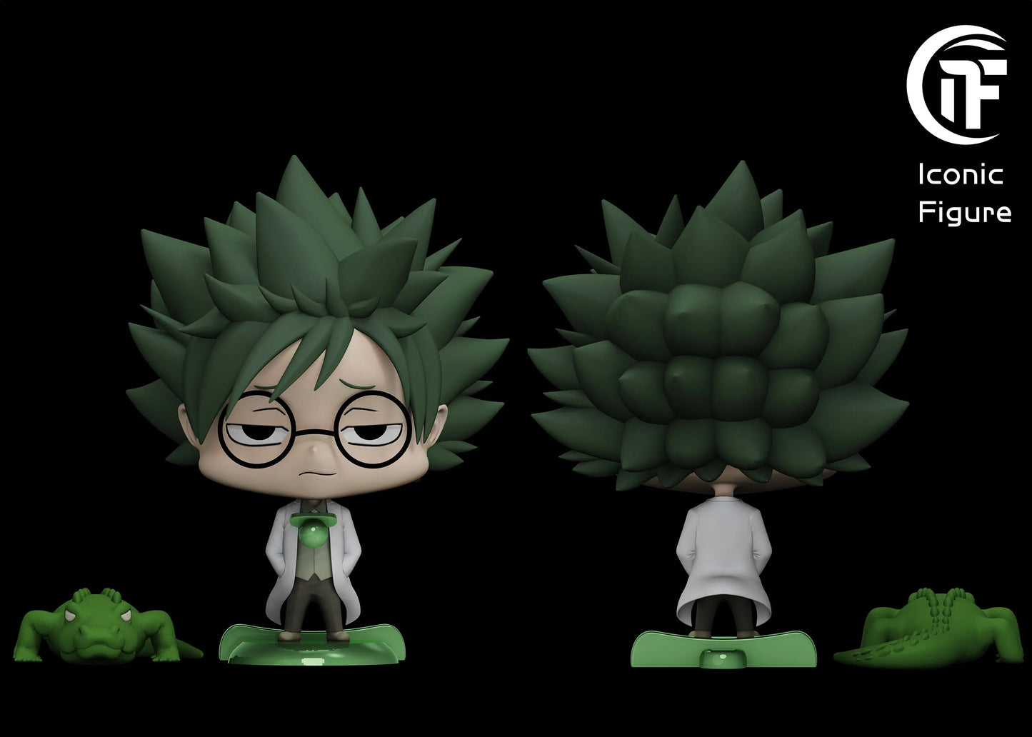 [Pre-Order Closed] Iconic Figure Studio - Statue - Katekyo Hitman Reborn - Arcobaleno #6 Verde