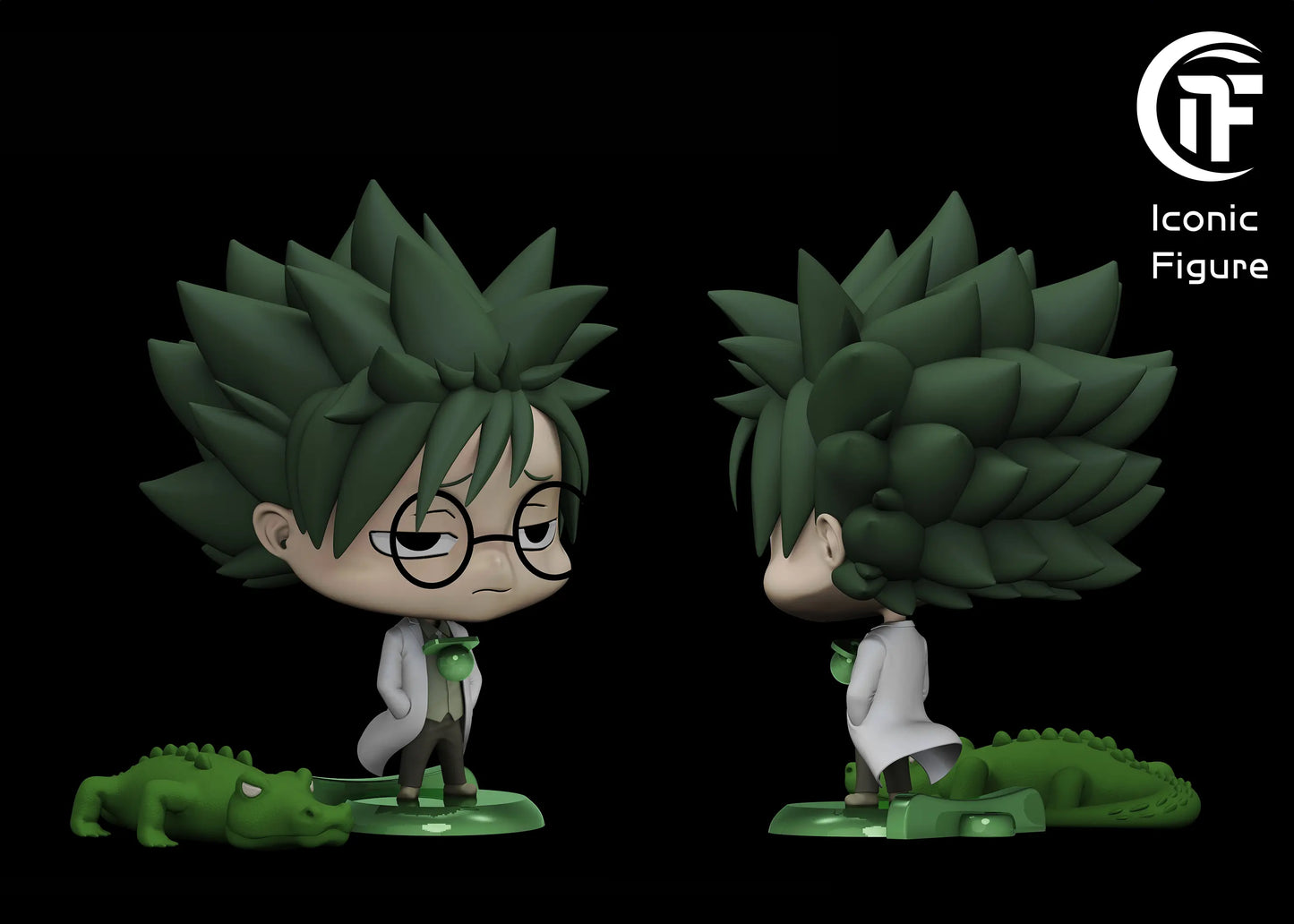 [Pre-Order Closed] Iconic Figure Studio - Statue - Katekyo Hitman Reborn - Arcobaleno #6 Verde