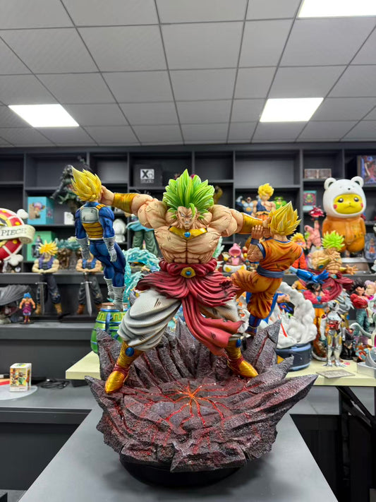 [Warehouse in Stock] YISHOU Studio - Statue - Dragon Ball - Broly VS Goku & Vegeta