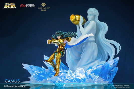 [Pre-Order] Zodiakos Studio - Statue - Saint Seiya - Aquarius Gold Saint Camus with LED (Licensed)