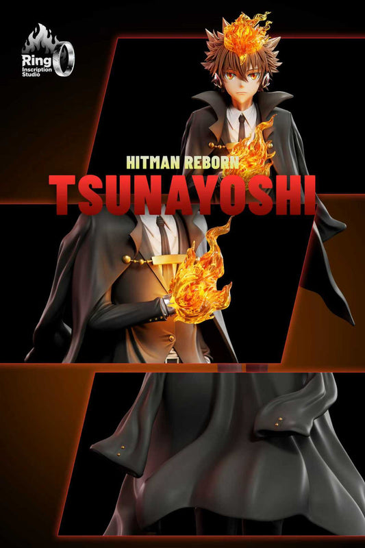 [Pre-Order] Ring inscription Studio - Statue - Katekyo Hitman Reborn Suit Pose Series #1 Tsunayoshi Sawada