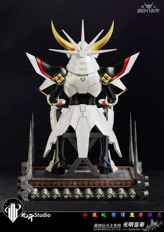 [Warehouse in Stock] BeiDou Studio - Statue - Ronin Warriors - White Light Emperor & Black Blight Tiger