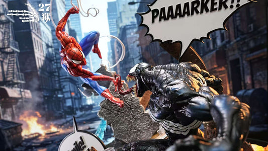 [Pre-Order] 27abyss Studio - Statue - Marvel - Spider Man vs Venom with LED