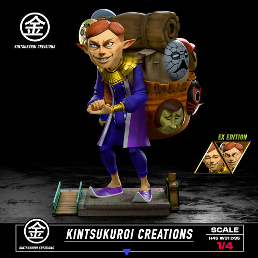[Pre-Order] Kintsukuroi creations Studio - Statue - Happy & Angry Mask Salesman The Legend of Zelda