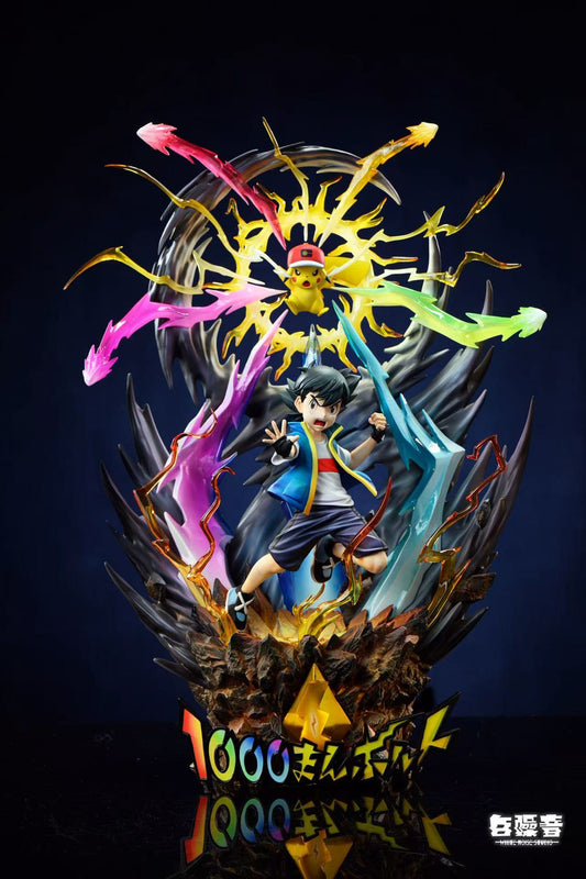 [Pre-Order] White Noise Studio - Statue - Ash Ketchum & Pikachu Thunderbolt Pokémon