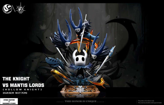 [Pre-Order] Radiance Studio & Stone Custom Studio - Statue - Hollow Knight - The Knight vs Mantis Lords with LED