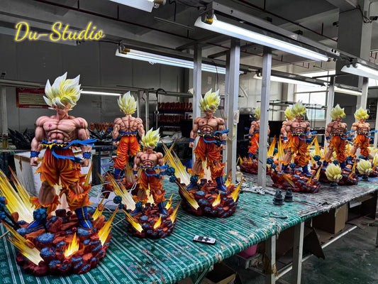 [Warehouse in Stock] DU Studio - Statue - Dragon Ball The First Super Saiyan 2.0 Son Goku