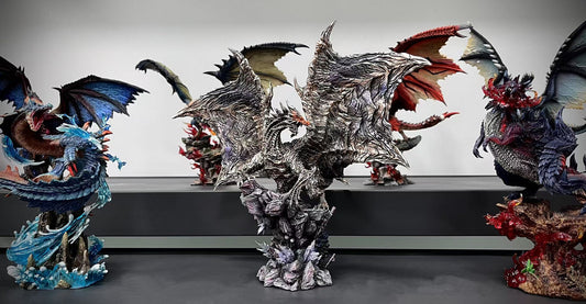 [Warehouse in Stock] S6 studio - Statue - Monster Hunter - Kushala Daora (Steel Dragon)