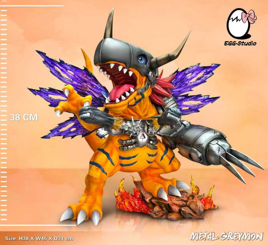 [Pre-Order] EGG Studio - Statue - MetalGreymon Digimon
