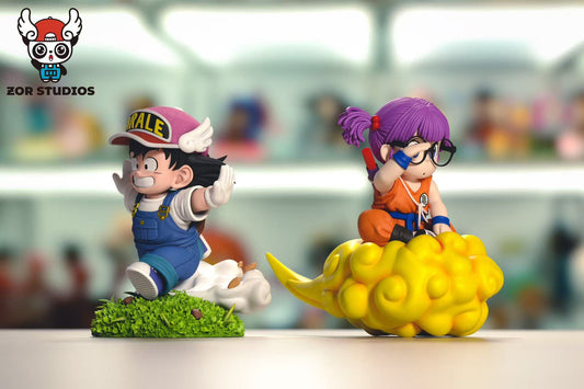 [Pre-Order] ZOR Studio - Statue - Arale Riding the Flying Nimbus X Running Goku Dr. Slump X Dragon Ball