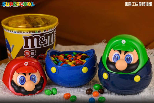 [Pre-Order] SUPERCOOL Studio - Statue - Mario Bros. Daruma Storage Egg Trendy Toy Gift Wishing Ornament Super Mario