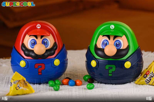 [Pre-Order] SUPERCOOL Studio - Statue - Mario Bros. Daruma Storage Egg Trendy Toy Gift Wishing Ornament Super Mario