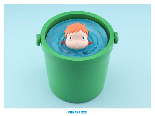 [Pre-Order Closed] CHIKARA Studio  - Statue - Ponyo on the Cliff - 1:1 Ponyo Bucket