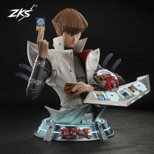 [Pre-Order] ZENKAI Studio - Statue - Yu-Gi-Oh! - Seto Kaiba Bust with LED