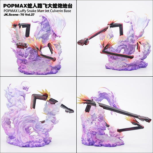 [Pre-Order] JacksDo Studio - Statue - POPMAX Luffy Snake Man Jet Culverin Base One Piece
