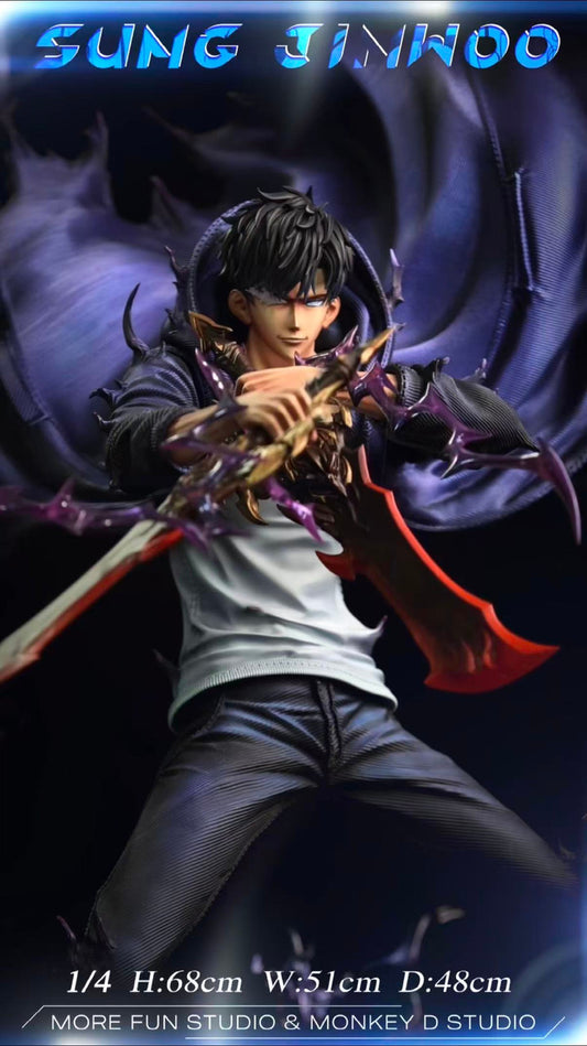 [Pre-Order] More Fun Studio X Monkey D. Studio - Statue - Sung Jin Woo with LED Solo Leveling