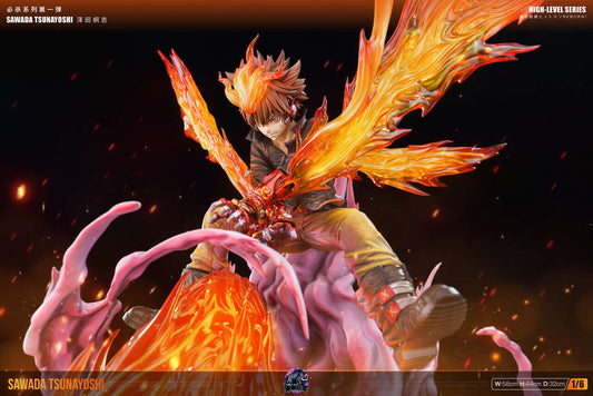 [Pre-Order] Rhinoceros Studio (Zhong Jia Xi Niu Studio) - Statue - HITMAN REBORN! - Double X Burner Sawada Tsunayoshi with LED