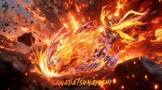 [Pre-Order] Rhinoceros Studio (Zhong Jia Xi Niu Studio) - Statue - HITMAN REBORN! - Double X Burner Sawada Tsunayoshi with LED