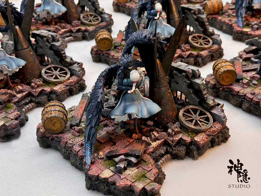 [Warehouse in Stock] Shen Yin Studio - Statue - Howl's Moving Castle - Howl & Sophie‘s embrace