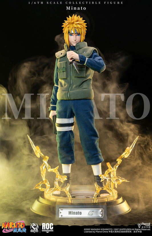 [Pre-Order] ROCKETTOYS Studio - Action Figure - Naruto Shippuden Minato Namikaze Yellow Flash Ver. X Fourth Hokage Ver. 1/6 Action Figure ROC-016 ROC-015 (Licensed)