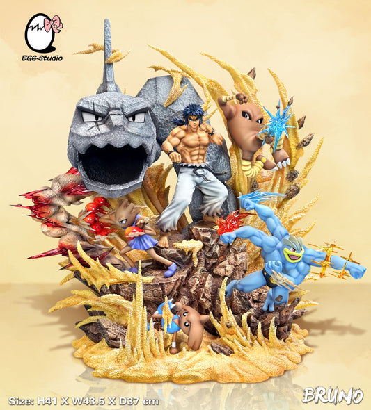 [Pre-Order] EGG Studio - Statue - Elite Four Bruno & Fighting Pokémon Pokémon