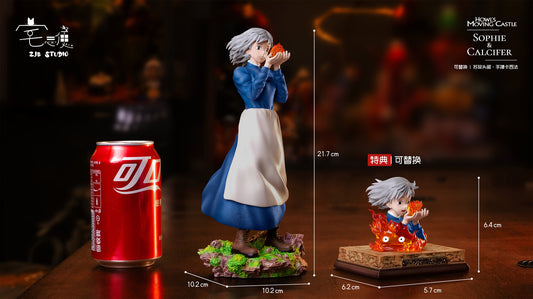 [Pre-Order] ZJB Studio - Statue - Howl's Moving Castle - Sophie X Calcifer