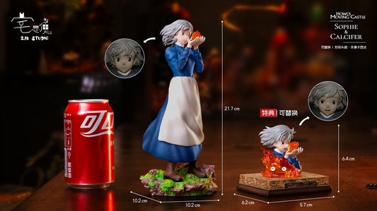 [Pre-Order] ZJB Studio - Statue - Howl's Moving Castle - Sophie X Calcifer