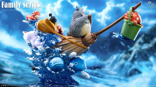 [Pre-Order] Wu Yu Studio - Statue - Magic Broom Cute Creatures Flight Tale Hayao Miyazaki