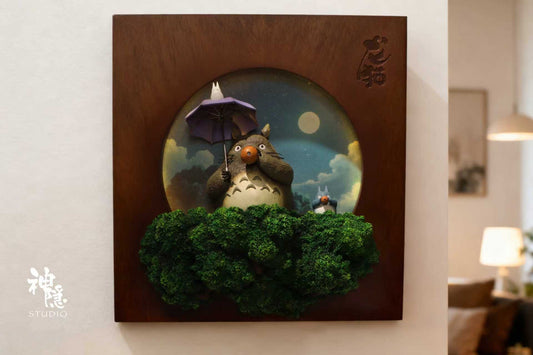 [Pre-Order] Shen Yin Studio - Statue - My Neighbor Totoro - Totoro under the moonlight with LED