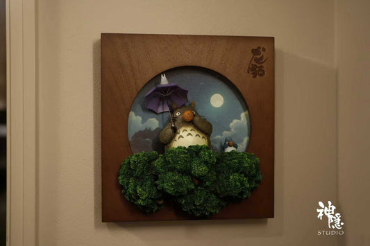 [Pre-Order] Shen Yin Studio - Statue - My Neighbor Totoro - Totoro under the moonlight with LED