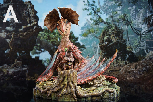 [Pre-Order] Dragon Frontier Studio - Statue - Monster Hunter - Yian Kut-Ku X Blue Yian Kut-Ku