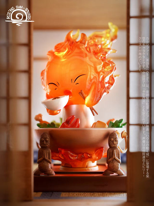 [Pre-Order] Rising Sun Studio (RS Studio) - Statue - Howl's Moving Castle - Hot pot Calcifer with LED