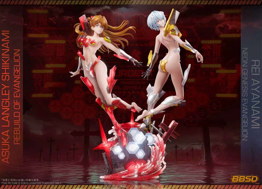 [Pre-Order Closed] BBSD Studio - Statue - Neon Genesis Evangelion Asuka & Ayanami Rei