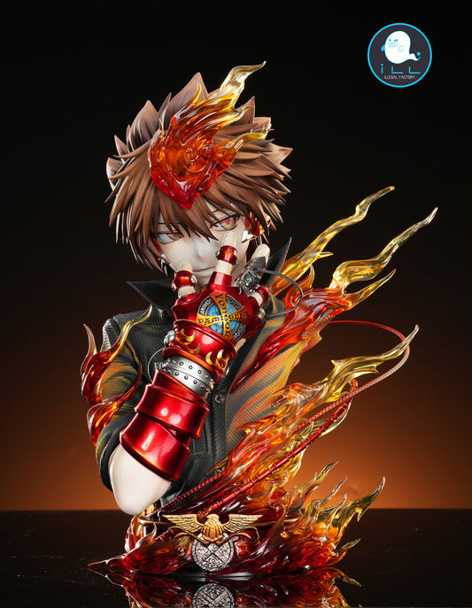 [Pre-Order Closed] ILLegal Factory Studio - Statue - Sawada Tsunayoshi Bust with LED Katekyo Hitman Reborn