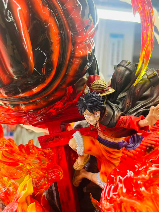 [Warehouse in Stock] Ran Dian Studio - Statue - One Piece Luffy vs Fire Dragon