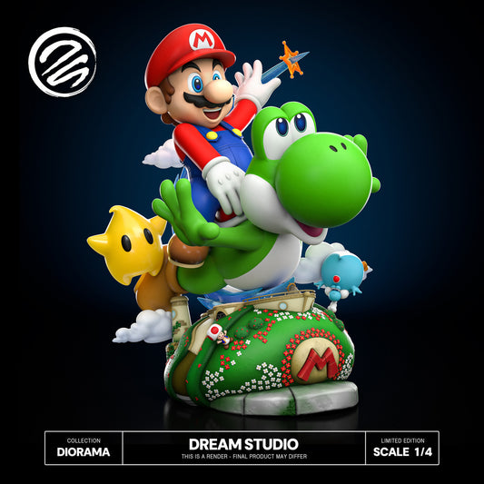 [Pre-Order] Dream Studio - Statue - Mario X Yoshi Super Mario Galaxy 2