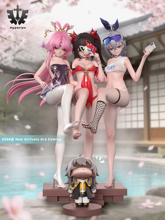 [Pre-Order] Hyperion Studio - Statue - Fu Xuan X Sparkle X Silver Wolf Honkai: Star Rail