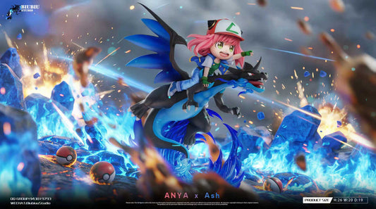 [Pre-Order] Biubiu Studio - Statue - Anya Pokémon Trainer Series #01 Anya Riding Mega Charizard X Spy x Family