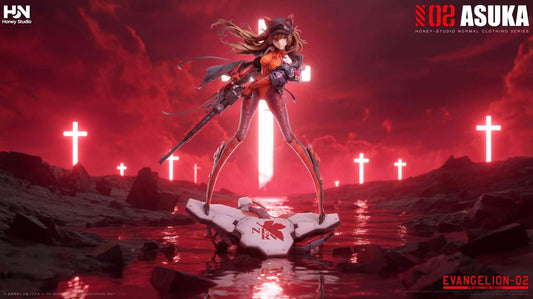 [Pre-Order] Honey Studio - Statue - Asuka Langley Sohryu Street Combat Suit Neon Genesis Evangelion