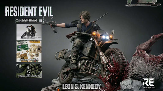 [Pre-Order] RE Studio - Statue - Leon S. Kennedy: Raccoon City Chase Resident Evil