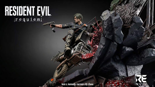 [Pre-Order] RE Studio - Statue - Leon S. Kennedy: Raccoon City Chase Resident Evil