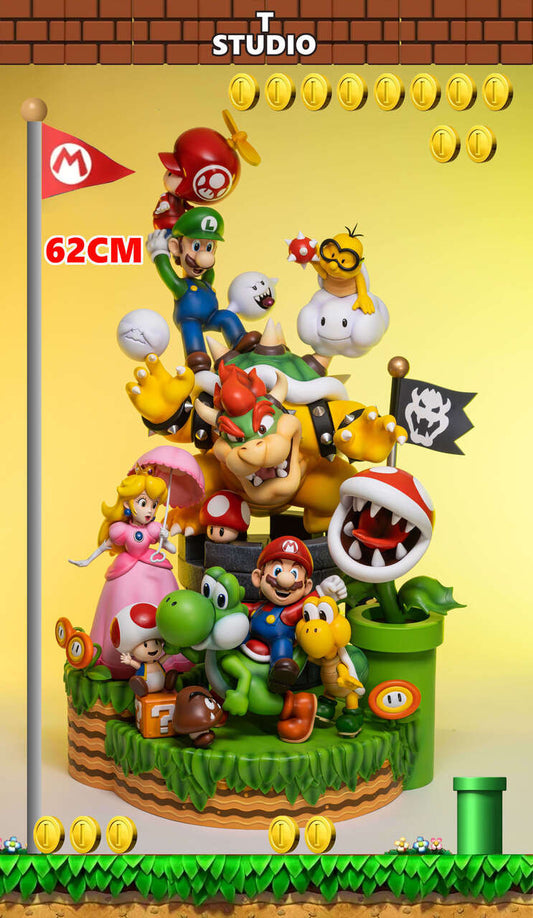 [Pre-Order] T Studio - Statue - Super Mario Family Reissue Super Mario