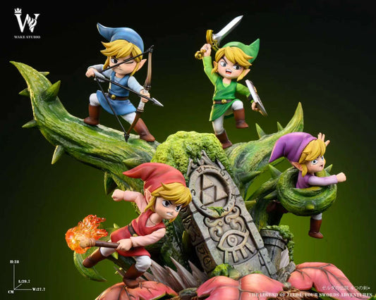 [Pre-Order] Wake Studio - Statue - Link Four Swords Adventures The Legend of Zelda