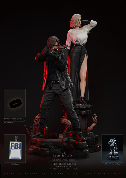 [Pre-Order] HP Studio - Statue - Resident Evil Requiem Leon & Grace