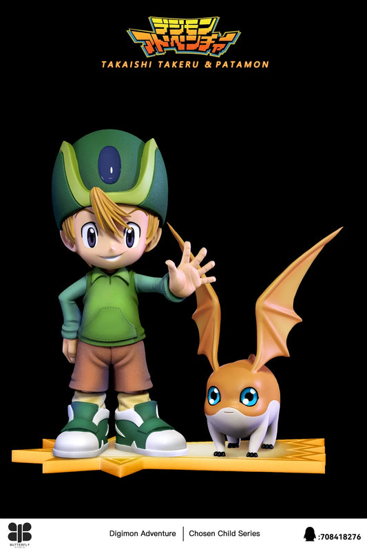 [Pre-Order] Butterfly Studio - Statue - Takaishi Takeru X Patamon Digimon