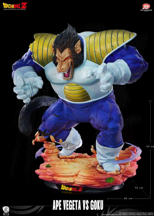 [Pre-Order] Ryu Studio - Statue - Dragon Ball - Goku vs Great Ape Vegeta with LED (Licensed)