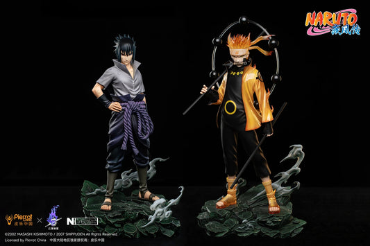 [Pre-Order] Pickstar Studio - Statue - Naruto SASUKE UCHIHA  and NARUTO UZUMAKI Statues (Licensed)