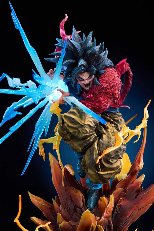 [Pre-Order] Iron Curtain Studio - Statue - Dragon Ball - SS4 & SS5 Goku with LED