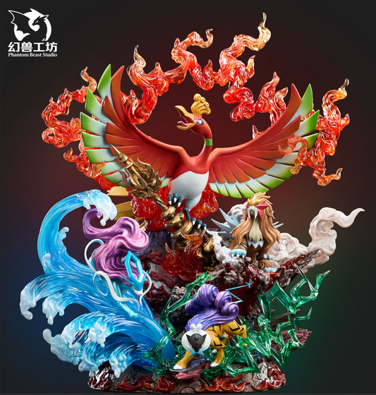 [Pre-Order] Phantom Beast Studio - Statue - Ho-Oh X Legendary Beasts Pokémon