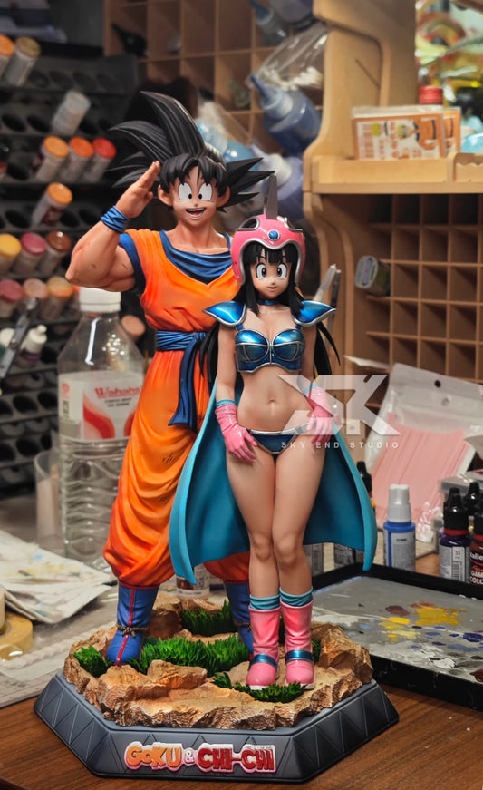 [Pre-Order] Sky End Studio - Statue - Goku Youth x Chichi Youth Dragon Ball